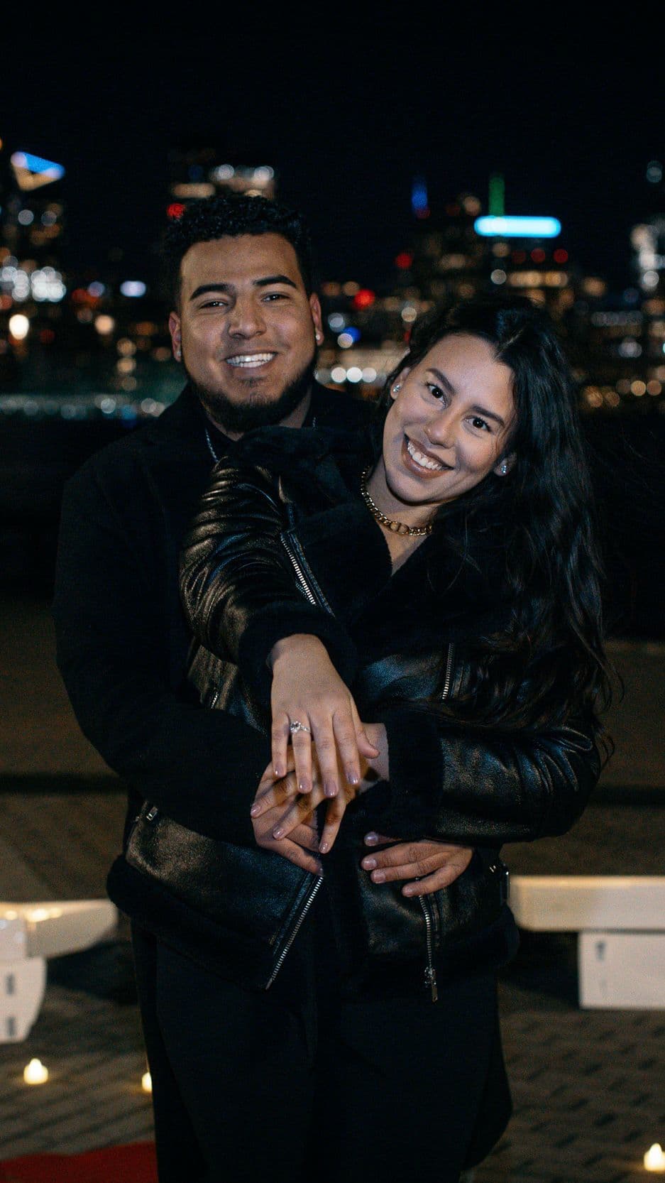 Casal em noite especial